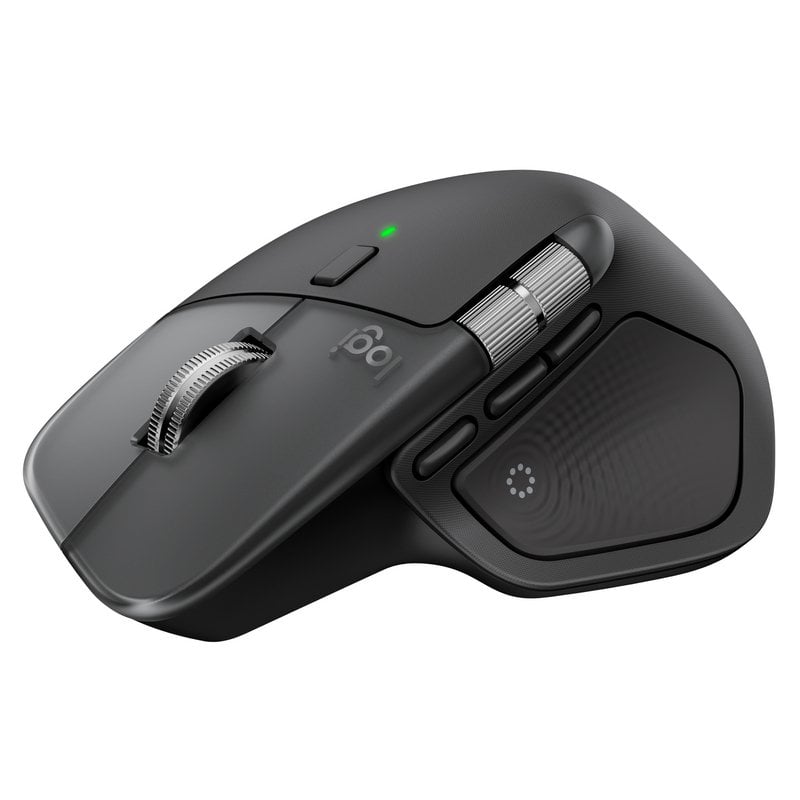 Ratón Logitech MX Master 4 for Mac Bluetooth 8000 DPI Plata Rueda lateral ergonómico