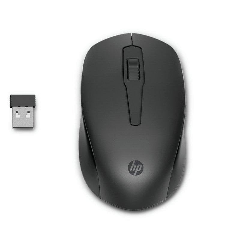 HP 150 Ratón Inalámbrico hasta 1600 PPP Conexión 2,4GHz Tres Botones y Rueda Desplazable Negro