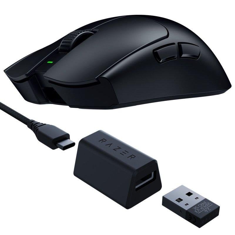 Ratón Razer Viper V3 Pro SE Inalámbrico 35000 DPI Negro Ultraligero 95h batería