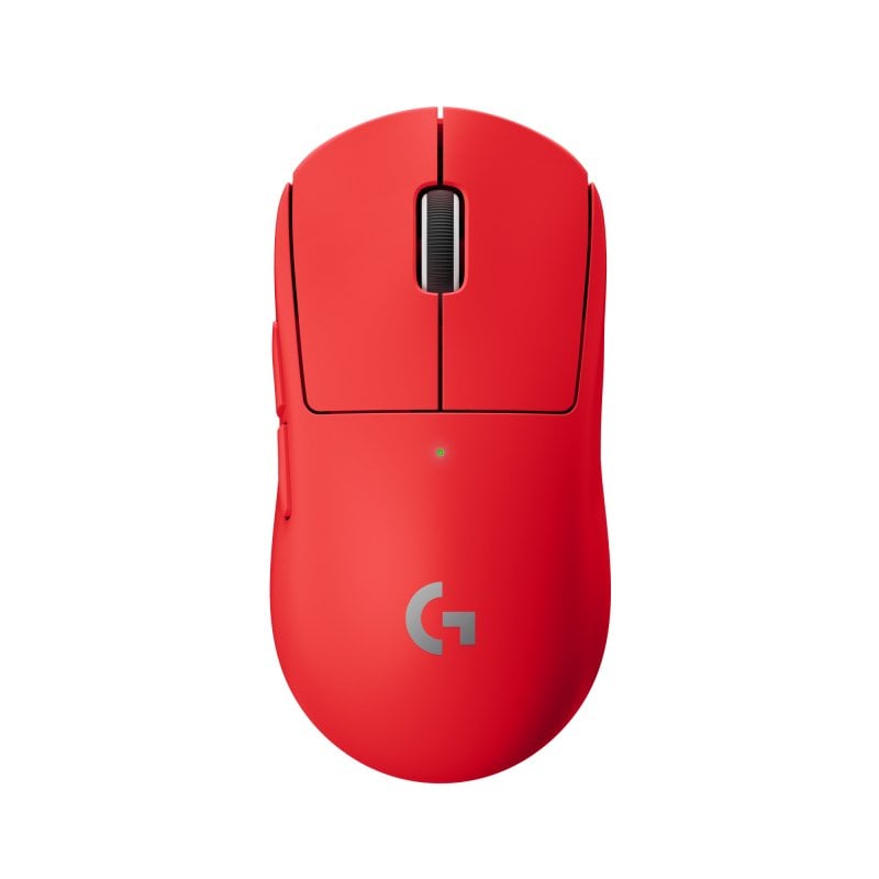 Logitech Pro X Superlight Ratón Gaming 25600DPI Rojo