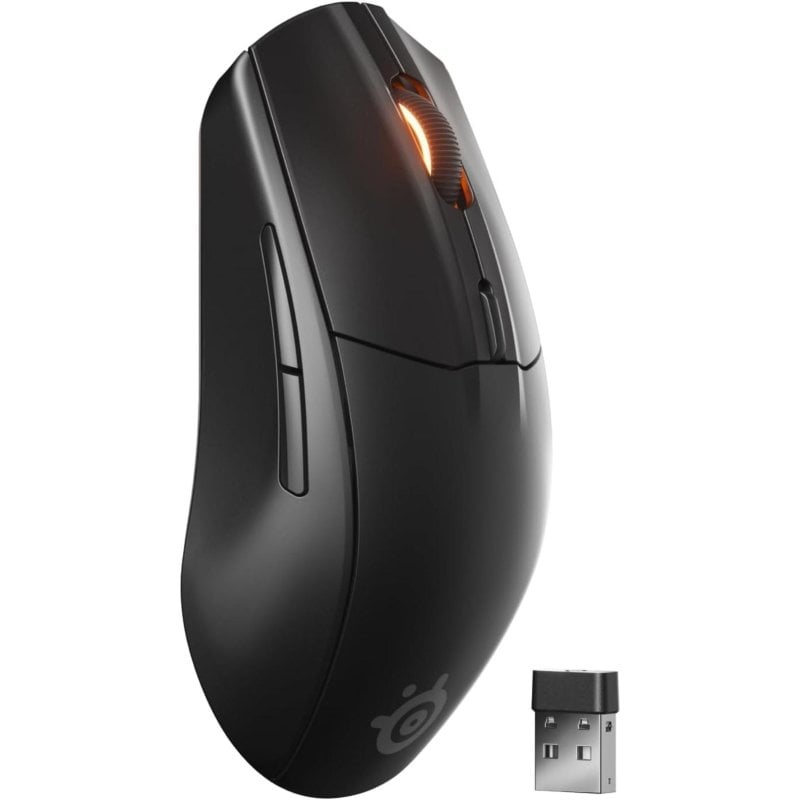 Ratón SteelSeries Rival 3 Wireless Gen 2 gaming inalámbrico 18000 DPI RGB 6 botones Negro