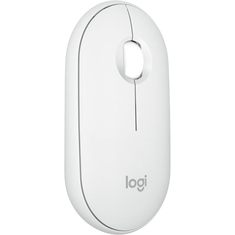 Logitech Pebble Mouse 2 M350s Ratón Inalámbrico Blanco 4000 DPI