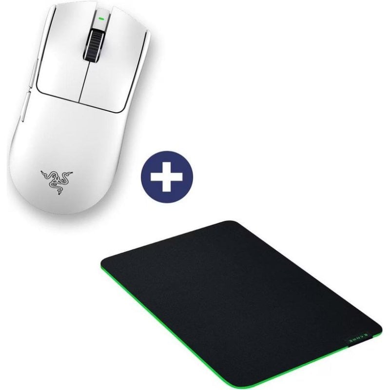 Combo Gaming Razer Hero Bundle Viper V3 Pro y Gigantus V2 M Blanco