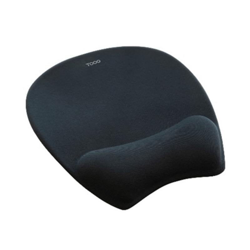 Alfombrilla para ratón TooQ TQMP1002-B ergonómica con reposamuñecas viscoelástica negra