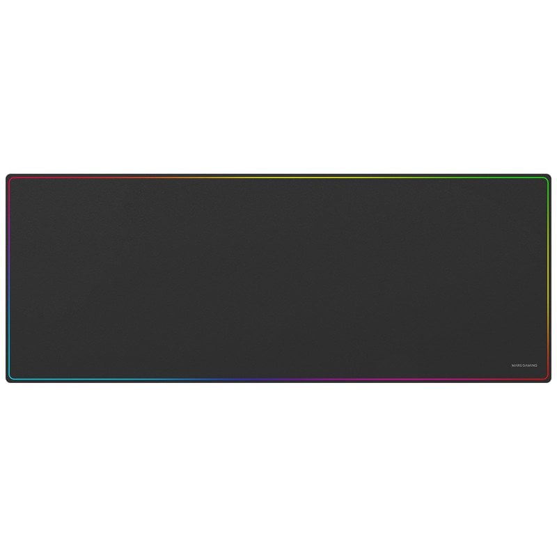 Mars Gaming Mmp224 Alfombrilla Gaming Xxl 88x33cm Diseño Rainbow Caucho Natural Y Nanotextil Negro