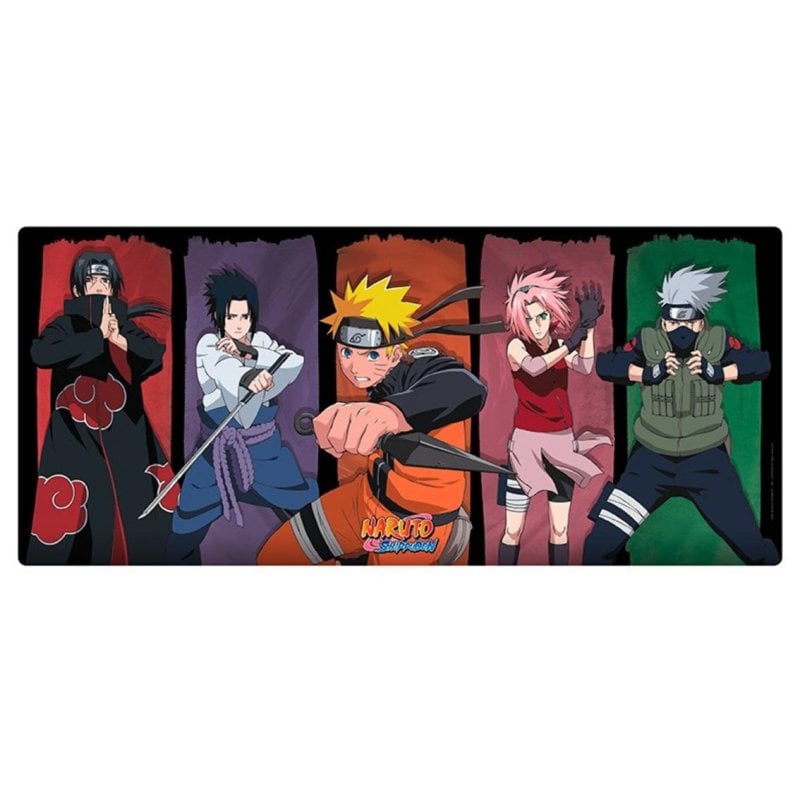 ABYSTYLE Naruto Shippuden tapis de souris XXL 900x400 mm multicolore antidérapant