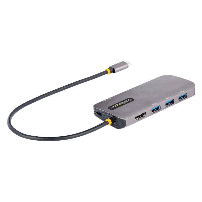 StarTech Docking Station USB-C a HDMI 4K/3x USB 3.2/Gigabit Ethernet/USB-C PD