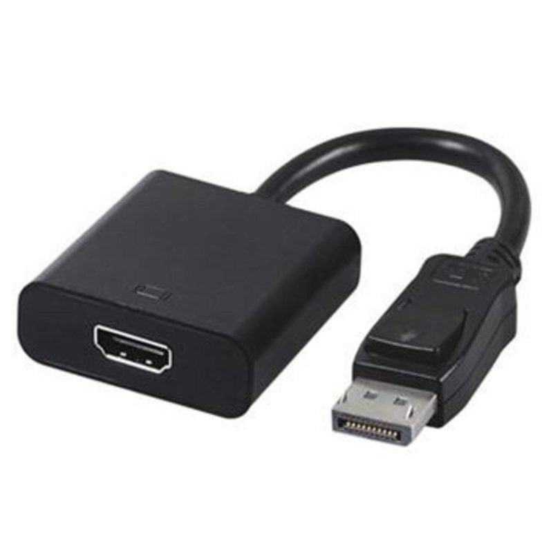 Gembird A-DPM-HDMIF-002 DisplayPort-Adapter DP auf HDMI 0,1 m Schwarz RoHS