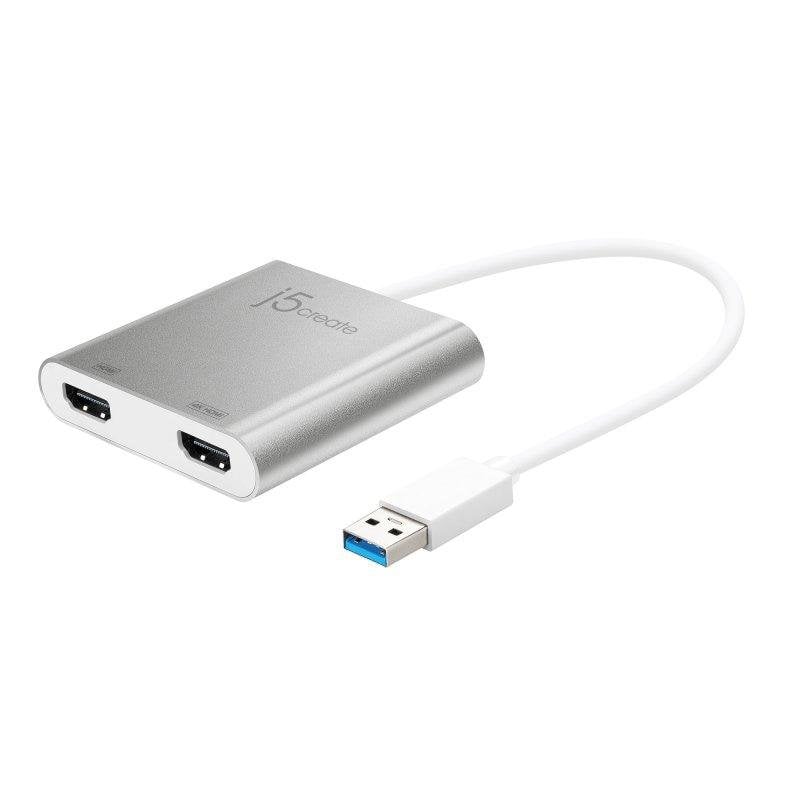 j5create JUA365-N USB 3.0 auf dual HDMI Adapter für mehrere Monitore