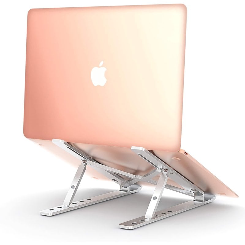 Supporto Klack in alluminio pieghevole e regolabile per tablet/portatile fino a 17"