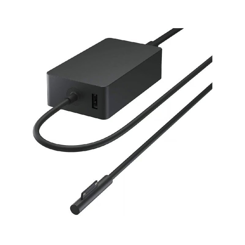 Caricatore Microsoft Surface W8Z-00005 65W, protezione avanzata, compatto, nero