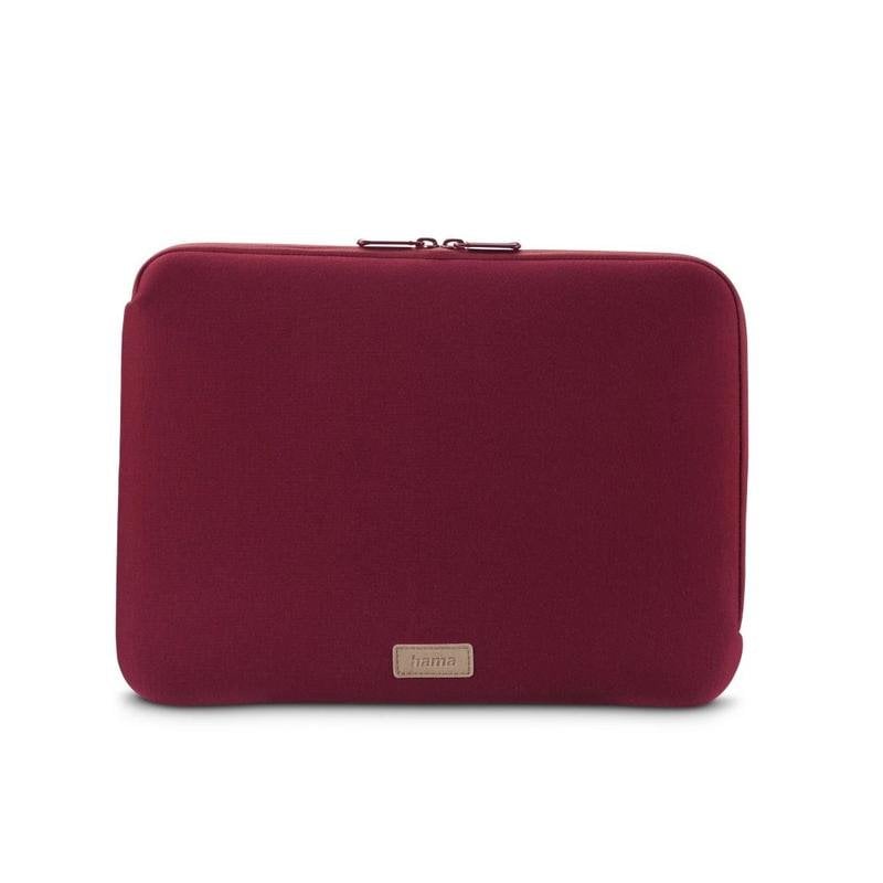 Hama Jersey Laptop-Hülle bis 16.2", Reißverschluss, rot