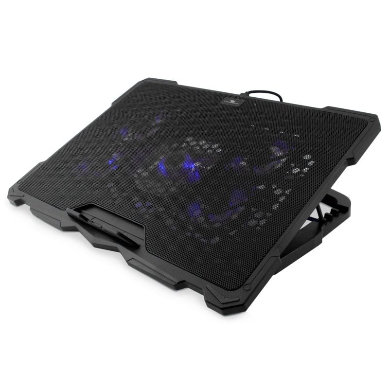 Base de arrefecimento CoolBox COO-NCP17-V5 com 5 ventoinhas para portáteis até 17.3"