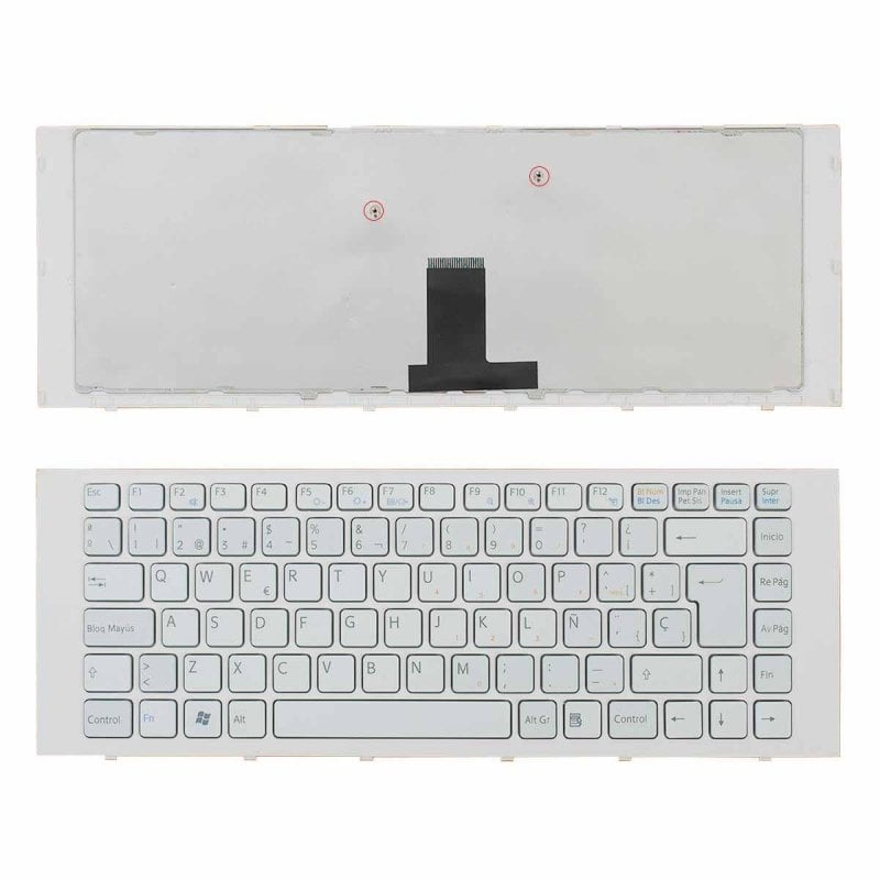 Weiße Tastatur für Sony VAIO VPC-EG Notebooks