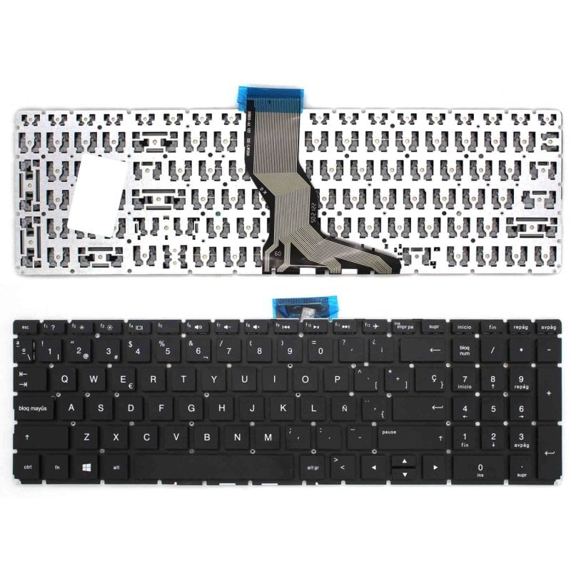 Tastatur für HP 250 G6 255 G6 Omen 17-w00 17-w100 17-w200 Notebooks (kleine Eingabetaste)