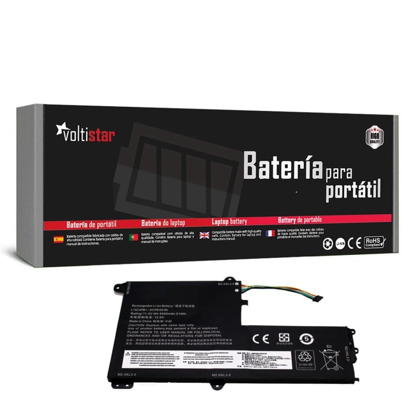 Batteria per portatile Lenovo IdeaPad 320S-14IKB, L15C3PB1, tipo B