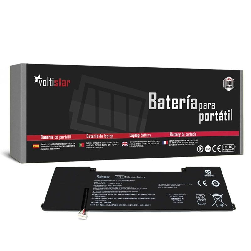 Bateria para portátil HP Omen 15, 15-5014TX, RR04, RR04XL, 778951-421, HSTNN-LB6N