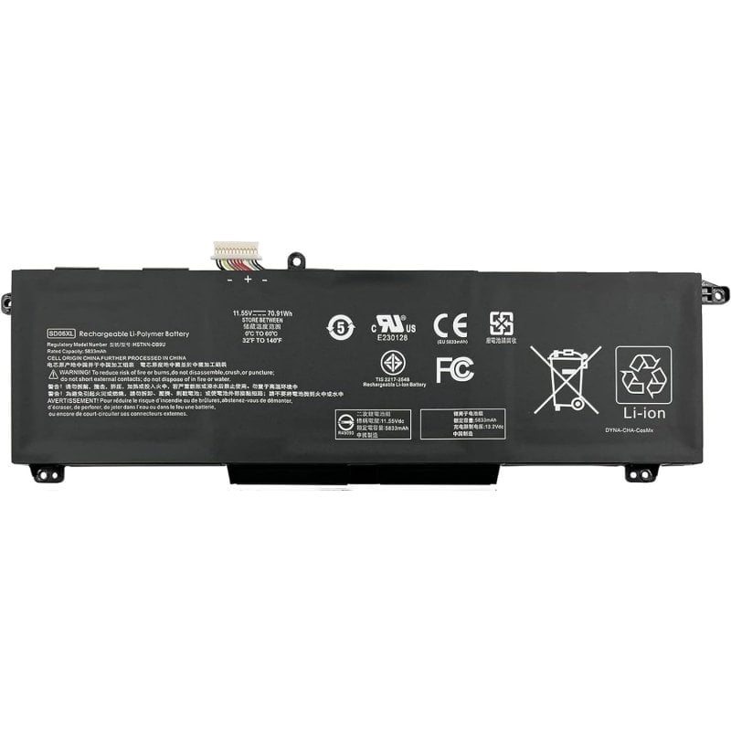 Batterie pour ordinateur portable HP Omen 15-EK, 15-EK0000, 15-EN, 15-EN0000, SD06XL, HSTNN-DB9U