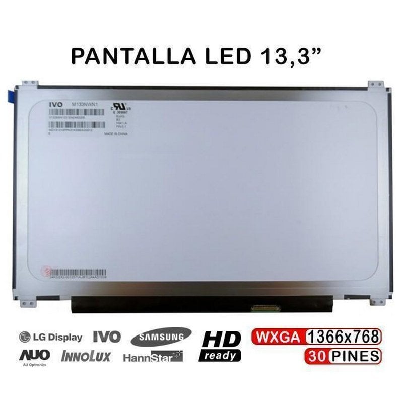 Écran LED 13.3" WXGA pour ordinateur portable série Lenovo E31-70/Lenovo E31-80