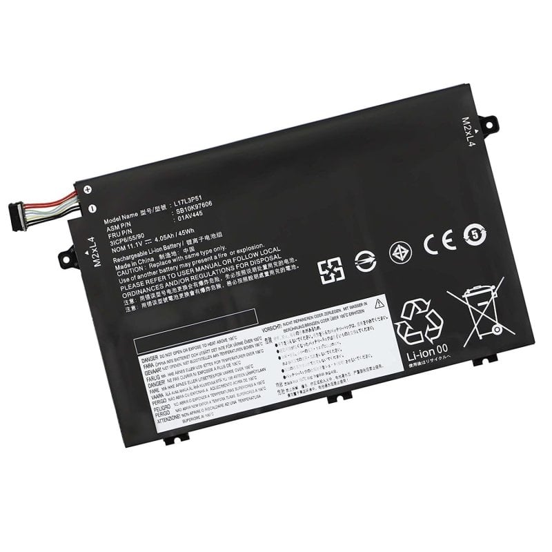 Batteria per portatile Lenovo ThinkPad E480, E490, E580, E590, L17C3P51, L17L3P51