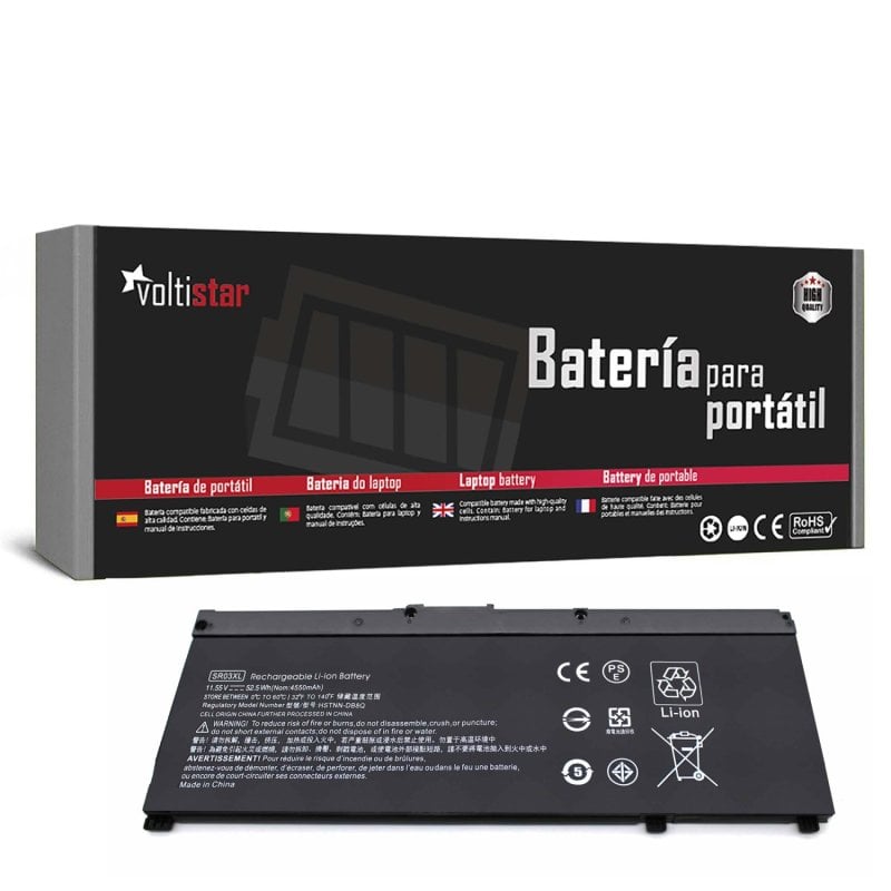 Bateria para portátil HP SR03XL, SR03052XL, 11.55 V