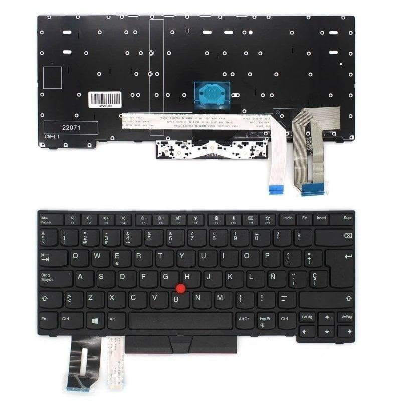 Clavier pour ordinateur portable Lenovo ThinkPad T480s T490 T495 L480 L380 L390 espagnol