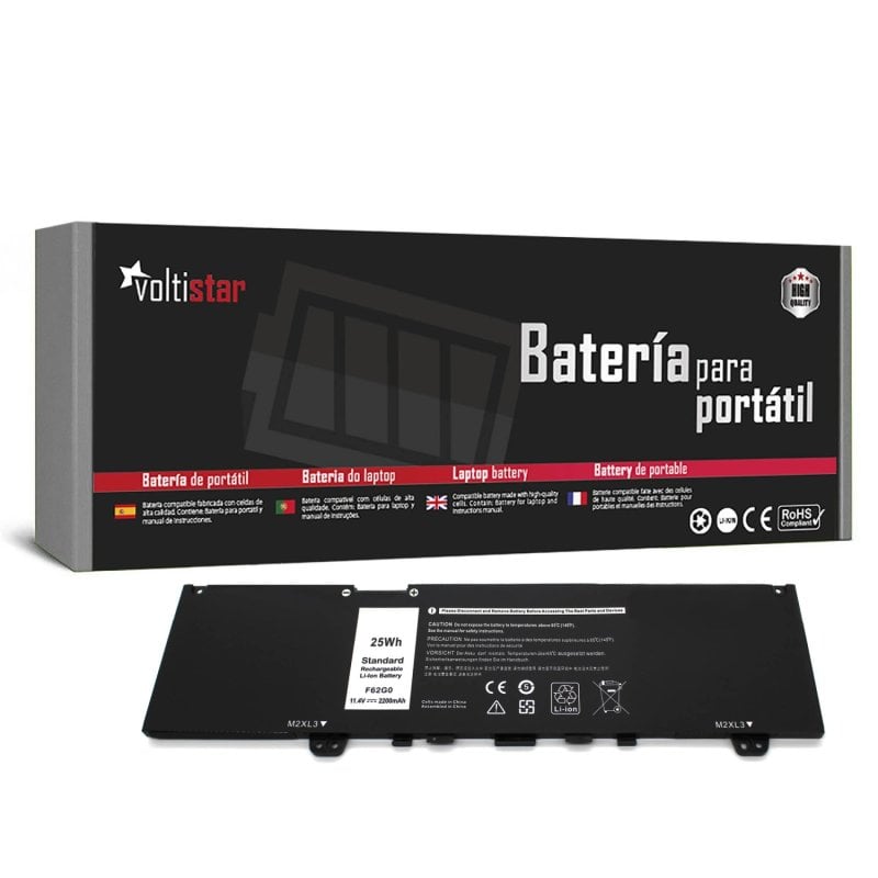 Bateria para portátil Dell Inspiron 13 7373, 7370, 7380, 7386, 5370, Vostro 5370, F62G0, 39DY5