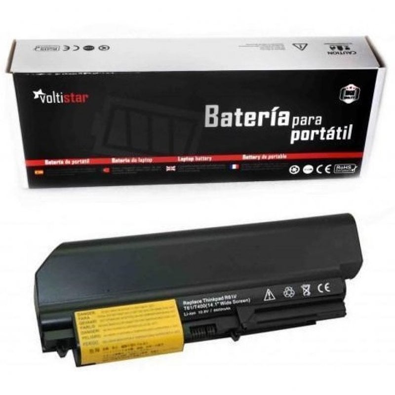 Voltistar Bateria para portátil Lenovo ThinkPad T400 R400 R61 T61 41U3198