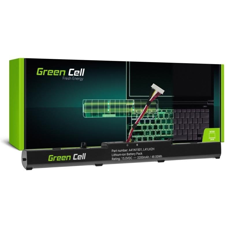 Batterie Green Cell AS138 pour ASUS ROG GL752 et VivoBook Pro N552