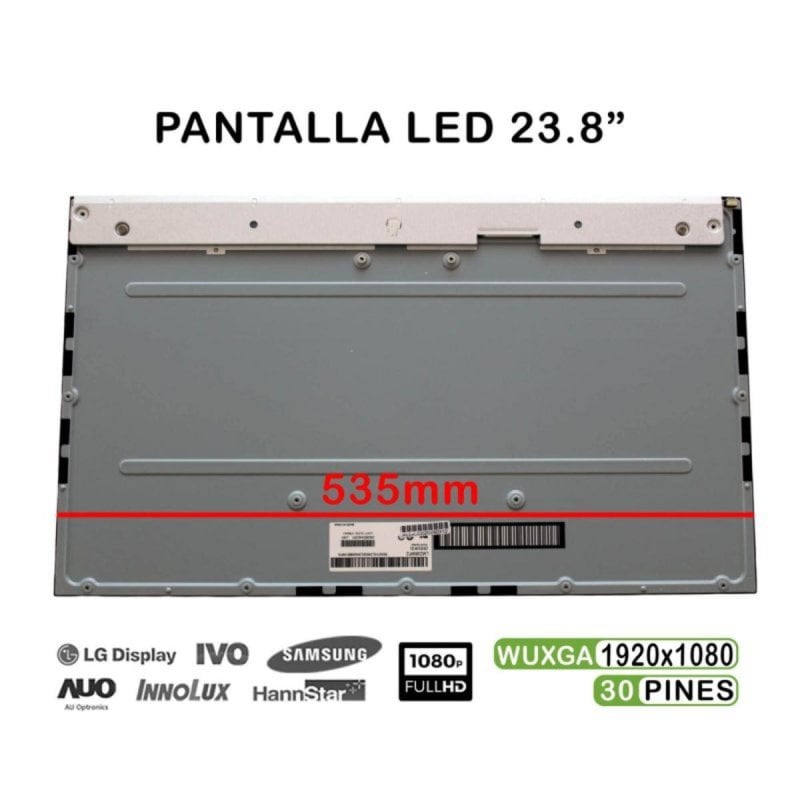 Pantalla LED 23.8" FHD panel IPS LM238WF2-SSK3 ultrafina para montaje profesional