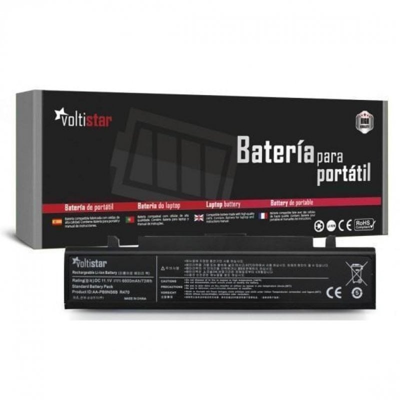 Voltistar Batterie pour ordinateur portable Samsung E152 E251 E252 E372 AA-PB9NC5B AA-PB9NC6B AA-PB9NS6B AA-PL9NC2B