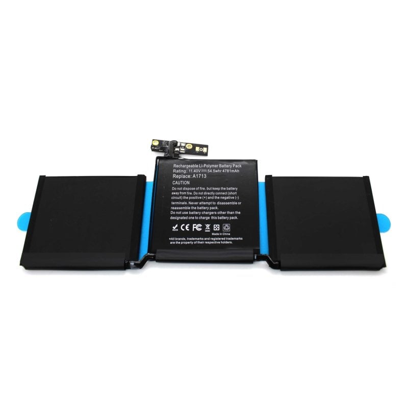 Batterie pour Apple MacBook Pro A1713 / A1708, fin 2016 / mi-2017, 020-00946