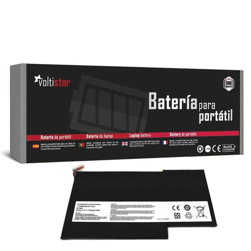 Batterie pour ordinateur portable MSI GS63, GS63VR, GS73, GS73VR, MS-16, BTY-M6J
