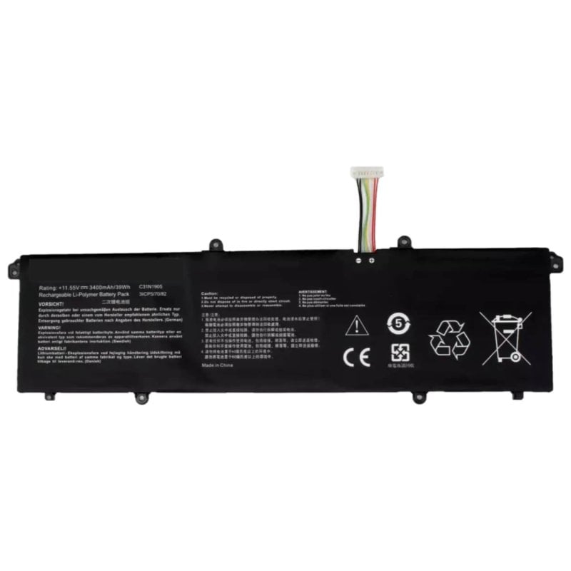 Bateria para portátil Asus VivoBook S13 S330F, S14 M433IA, S433FA, S15 D533IA, S15 S533, C31N1905