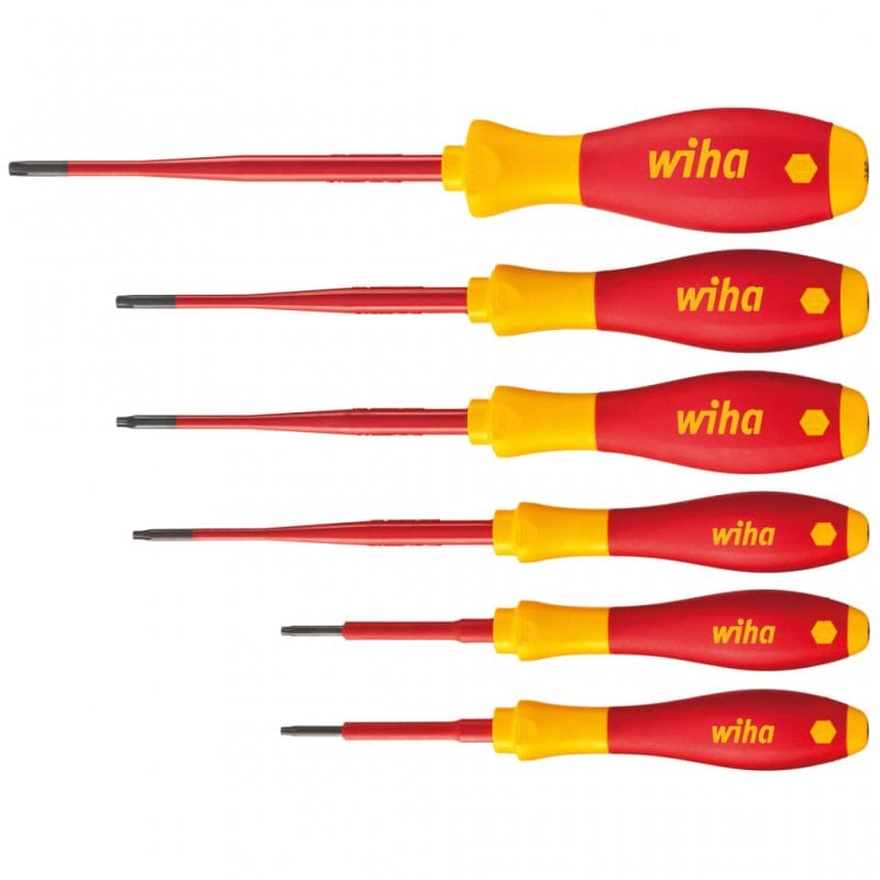 Wiha Set di cacciaviti SoftFinish Electric slimFix 6 pezzi