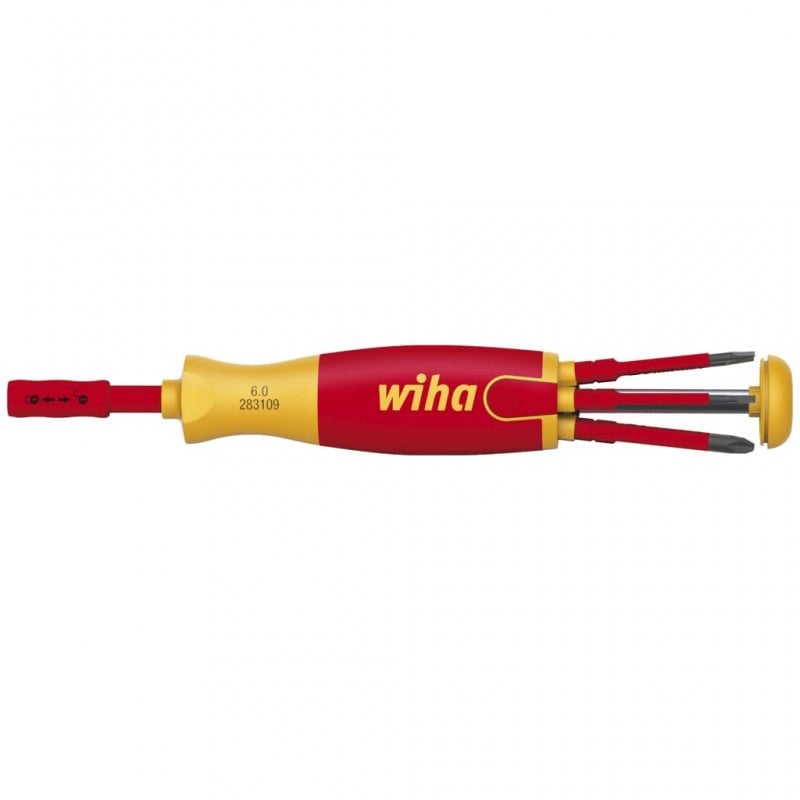 Wiha Liftup electric Phillips Screwdriver with 6-Bit Magazine