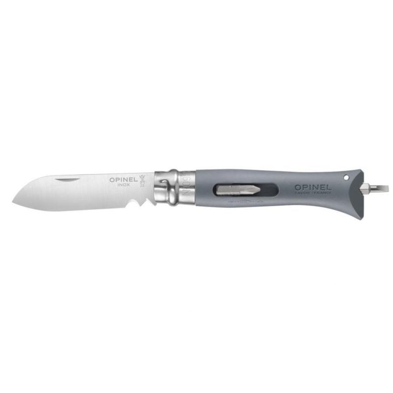 Opinel N°09 stainless steel pocket knife with screwdriver