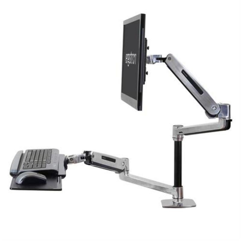 Ergotron WorkFit-LX 42" desk monitor mount, VESA 75x75 to 100x100, max. 11.3 kg