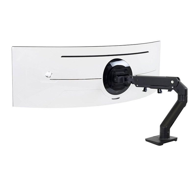Braccio da scrivania Ergotron HX nero fino a 49" VESA 100x100 max. 19,1 kg con snodo HD