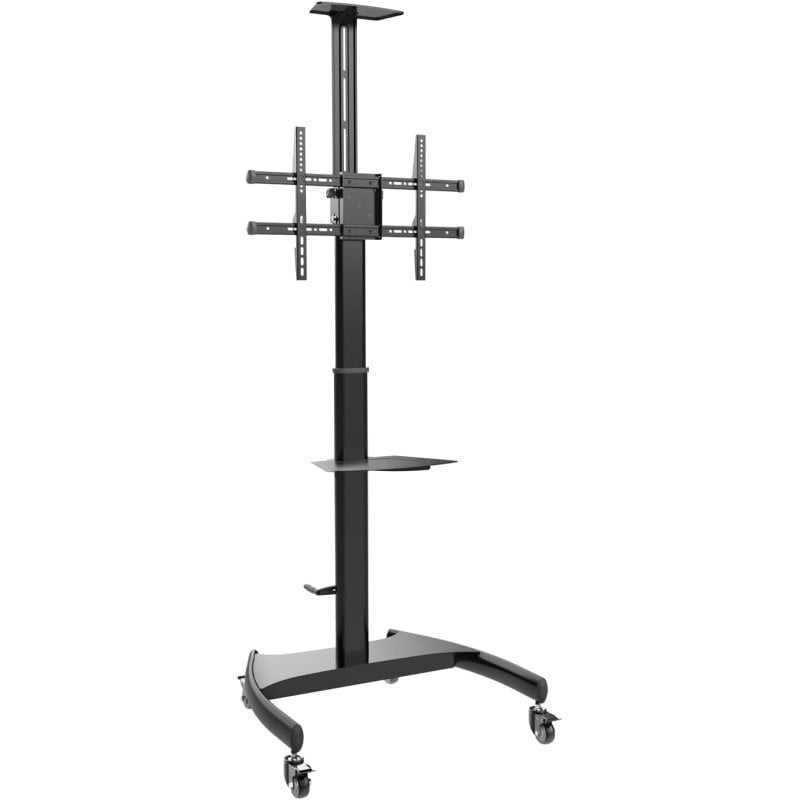 Aisens Suporte de chão ECO com rodas e manivela DVD/câmara para monitor/TV 50Kg de 37-70" preto