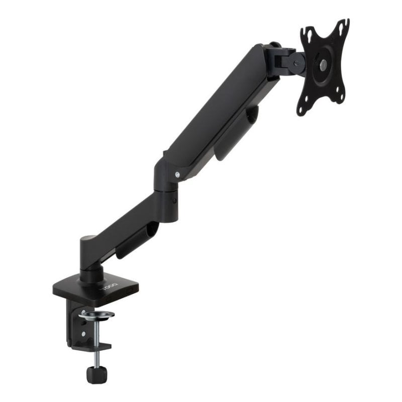 Soporte monitor TooQ DB1733TNR-B regulable con pistón de gas hasta 32"