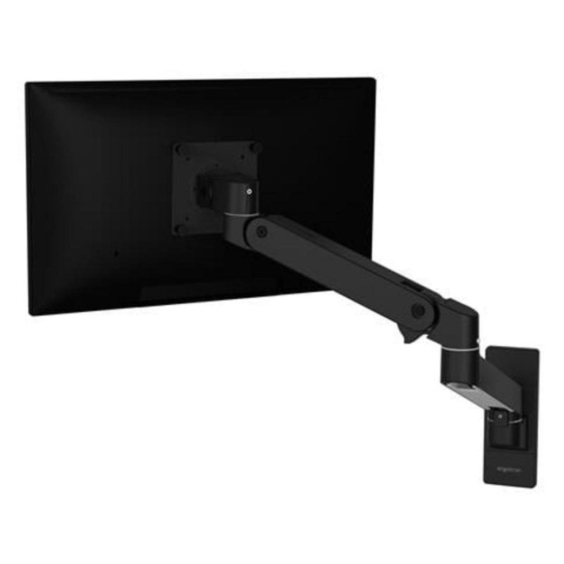 Ergotron LX Pro 45-683-292 Monitor-Wandhalterung mit Höhenverstellung, Schwarz