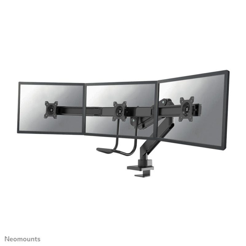 Neomounts NM-D775DX3BLACK Bras pour 3 moniteurs 17-27" ressort à gaz noir