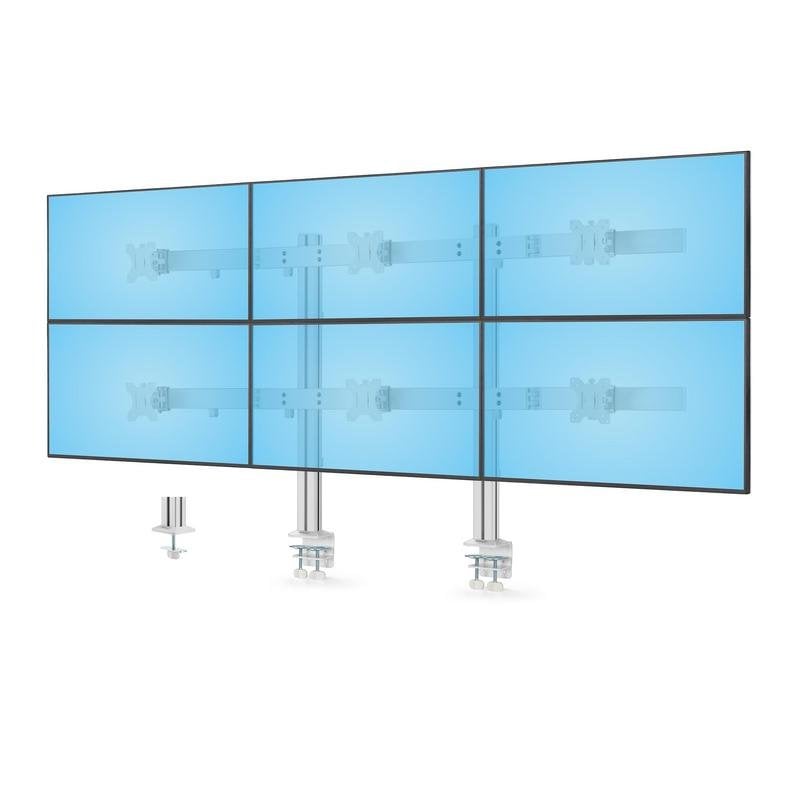 Soporte para monitor StarTech 6-MONITOR-ARM-A hasta 6 pantallas 32" regulable VESA