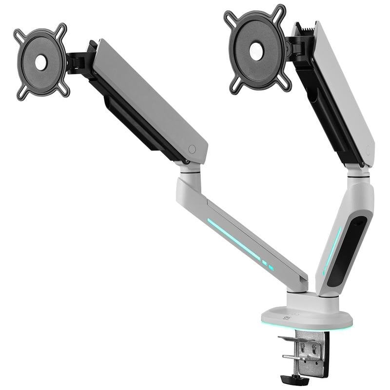 Support de bureau à 2 bras One For All DM 8220 pour moniteurs 21 à 45" VESA 75x75 à 100x100 max. 14Kg