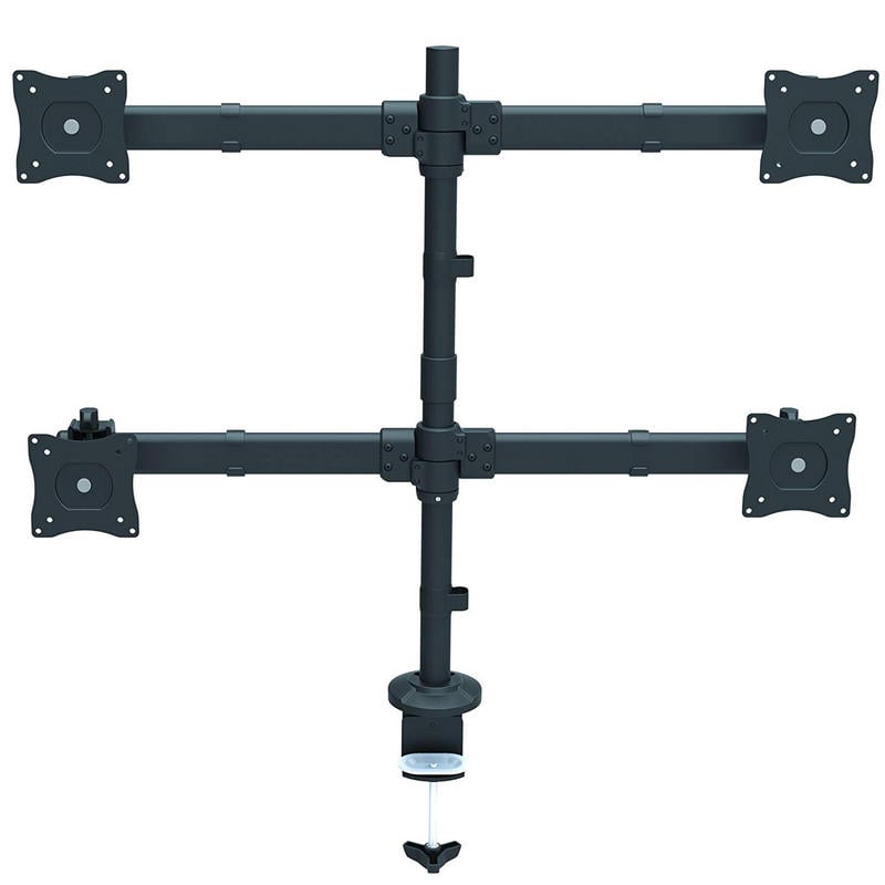 Startech Armquad Soporte para 4 Monitores hasta 27" Negro