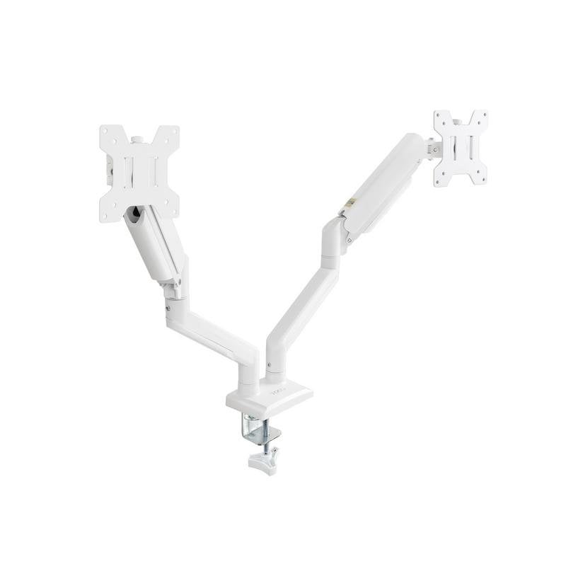 TooQ DB1434TNR-W white monitor mount for 2 screens 13-34"