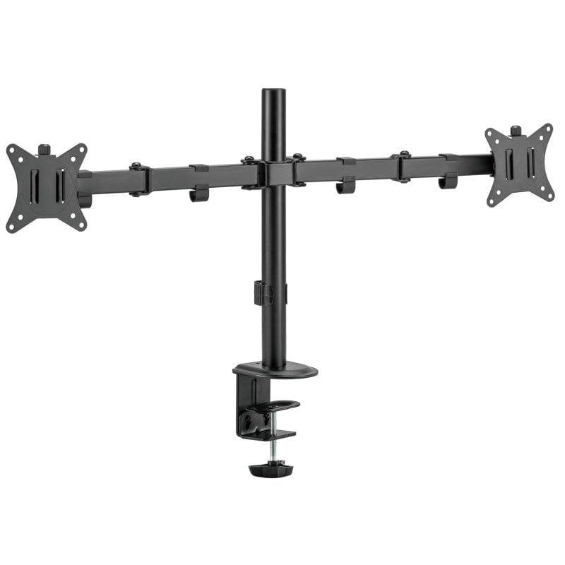 iggual SPM02 Soporte Monitor 2 Brazos para Mesa 17 a 32" VESA 75x75 a 100x100 Máx 18Kg