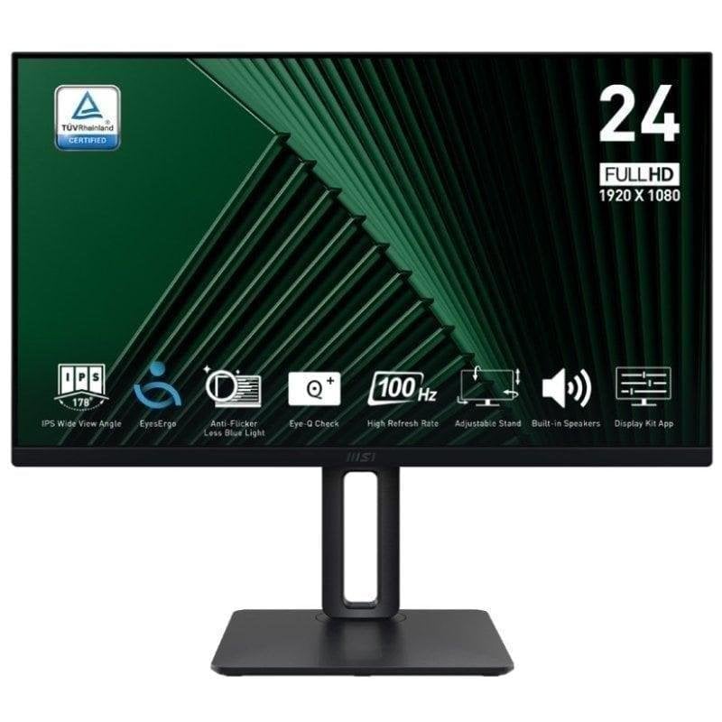 MSI PRO MP245PG 23.8" LED IPS FullHD 100Hz Altavoces Altura Ajustable Adaptive Sync