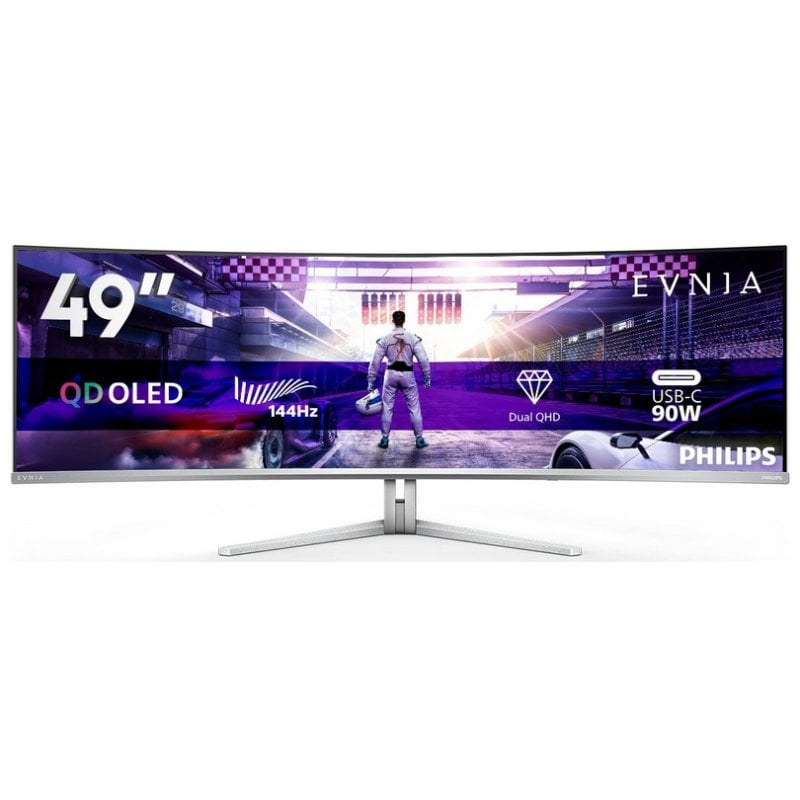 Philips Evnia 8000 49M2C8900L/00 48.9" QD OLED Dual QHD 144Hz FreeSync Premium Pro Curva